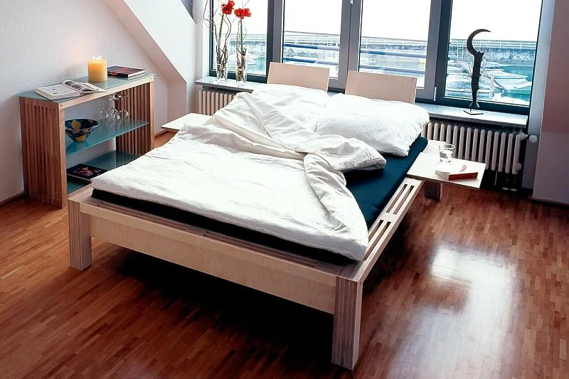 Erholsamer Schlaf im Lamellenbett | von Lieres Familienbetten