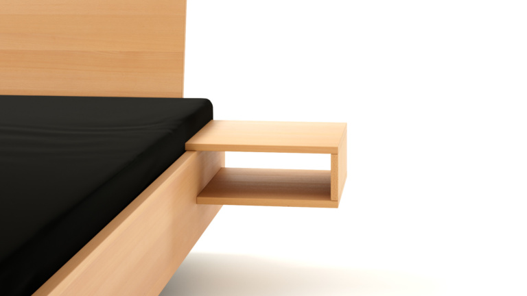 Dielenbett Buche C-Tische Detail