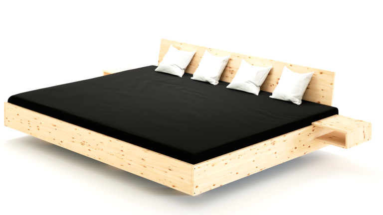 Dielenbett Zirbe C-Tische